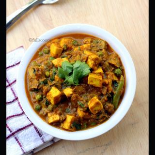 Paneer Mushroom Curry