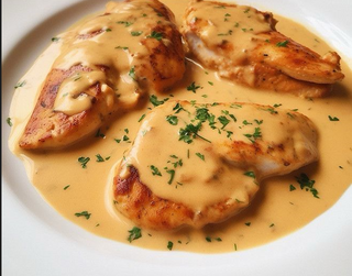 Steak Poulet À La Crème