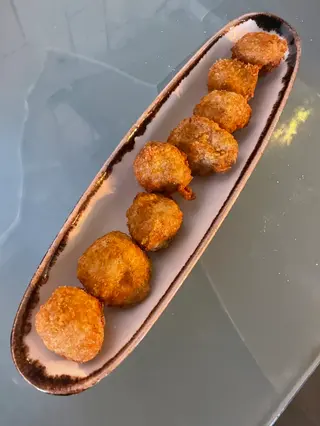 Croquetas caseras de jamón ibérico de bellota