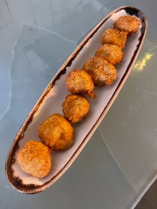 Croquetas caseras de jamón ibérico de bellota