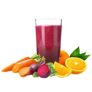 Suc proaspat de portocale, cu morcov si sfecla rosie 330ml