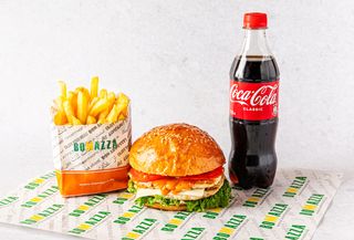 Комбо Чизбургер куриный х2