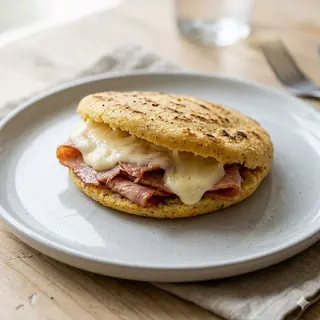 Arepa De Jamón Y Queso