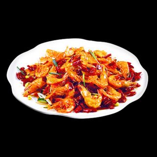 Gamberetti in miniwok(干锅虾）