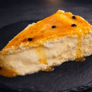 Cheesecake cremosa de Maracuyá