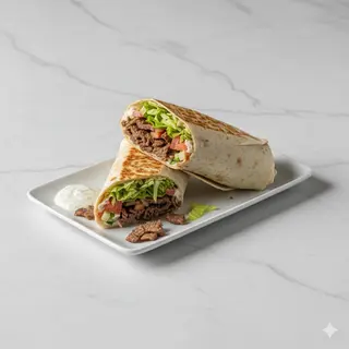 Rollo De Shawarma De Carne
