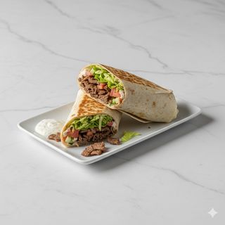 Rollo De Shawarma De Carne