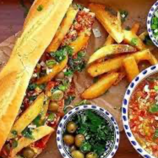 Baguette   kabeb œuf 