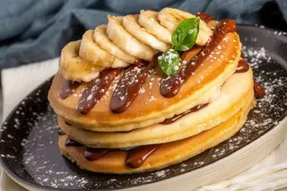 Panquecas Banana e Nutella