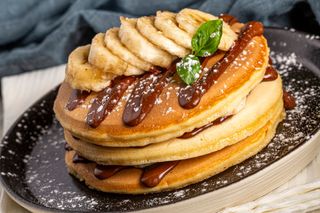 Panquecas Banana e Nutella