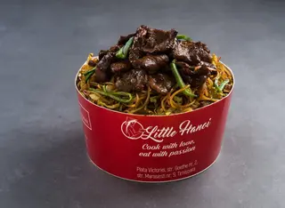 Bun Xao Bo - Tăiței prăjiți cu vită