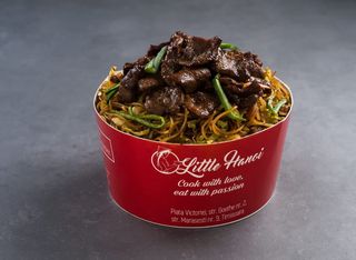 Bun Xao Bo - Tăiței prăjiți cu vită