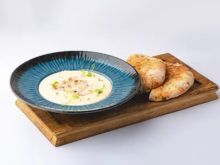 Сирний суп-крем з курячим філе