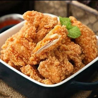 18- Pechuga de Pollo Crujiente Ahumado con Cerveza