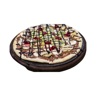 Pizza cu Finetti si fructe