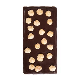 Tavoletta Cioccolato Fondente 74% con nocciole Piemonte IGP intere