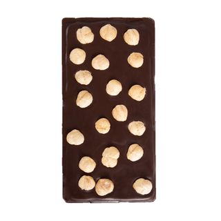 Tavoletta Cioccolato Fondente 74% con nocciole Piemonte IGP intere