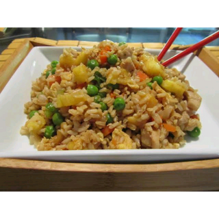 Pork and pineapple fried rice 