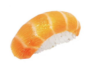 Nigiri de salmón (2 pzs.)