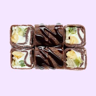 Сладкий шоколадный ролл