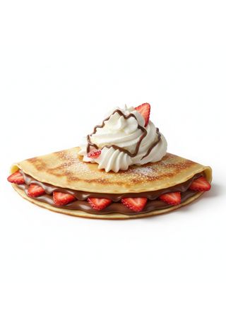 Crêpe Fraise Nutella Chantilly