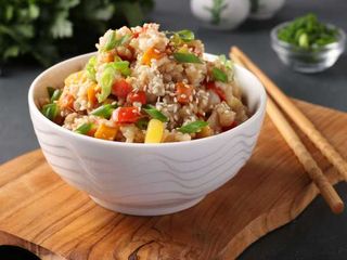 Тяхан с овощами