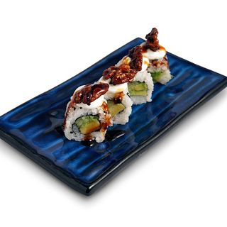 93Uramaki De Pepino Aguacate Con Sésamo, Queso, Nueces   Teriyaki (8 Uds.)