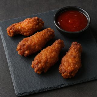 Alitas de pollo crujientes