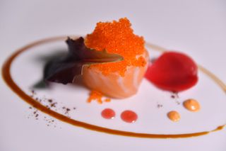 722. Hana sake tobiko 2 pezzi