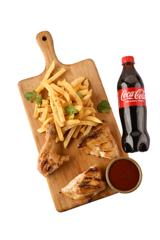 3 Pieces with Chipo + 350ml Soda