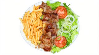 Plato De Patatas Con Carne Y Salsa (Mediano)