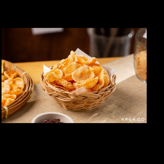 Tapa De Crackers Picantes De Gambas