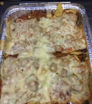 Nachos Con Carne Mex Y Queso
