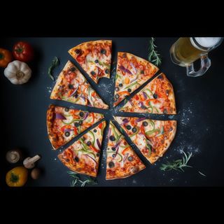 Pizza natural (grande)