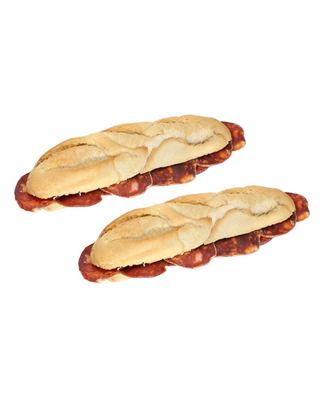 Dúo de bocatas de chorizo ibérico