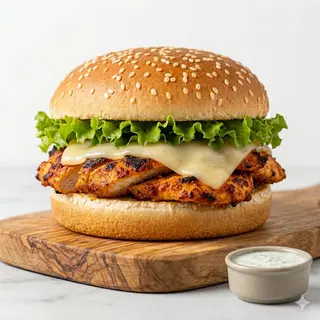 Hamburger tikka filler