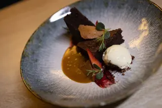 Lava cake cu înghețată