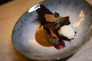 Lava cake cu înghețată