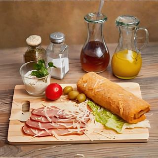 Pohovana palačinka pršuta ekstra