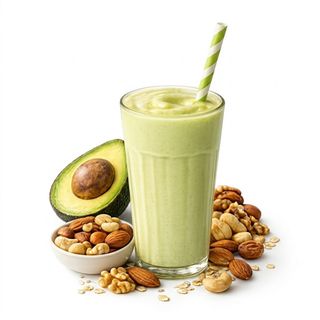 Batido De Aguacate Con Frutos Secos