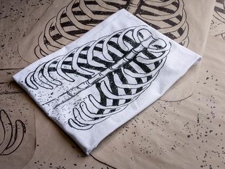 Футболка однотонна Ребра чоловіча  (1 шт)