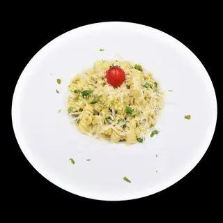 Fusilli cu pui si pesto