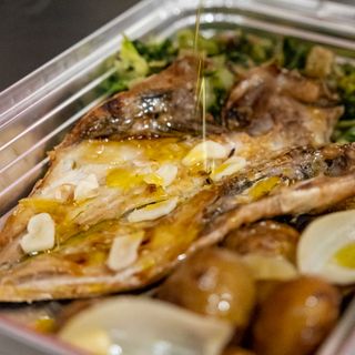 Robalo Escalado na Brasa