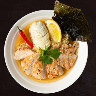 Стейк рамён с курицей