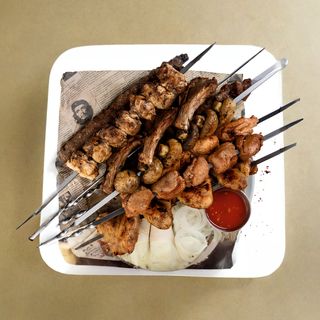 Набор "Шашлычный" (8 палочек) (1690 гр.)