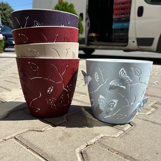 3Д самополивна саксия ф18