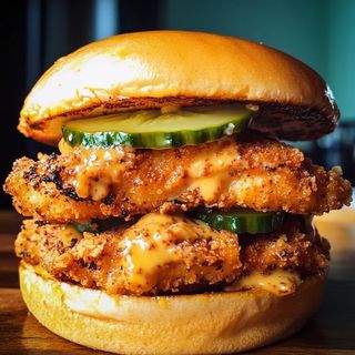 Burger Double Chicken