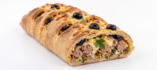 Baguette farcie escalope Panée