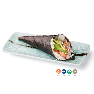240.Temaki salmón