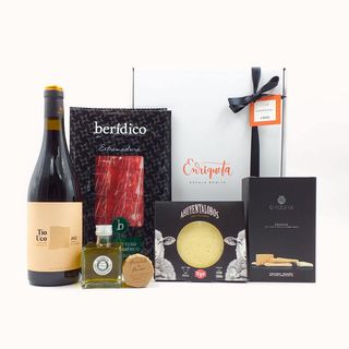 Cesta Gourmet Clásica Con Jamón